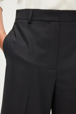 Pablo Bermuda en laine mélangée - NADINE Noir Flash Sale