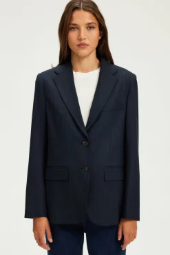 Pablo Blazer à fines rayures - MAENDRA Marine Store