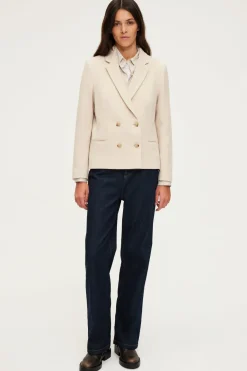 Pablo Blazer croisé écru - MAGALIE Naturel Hot