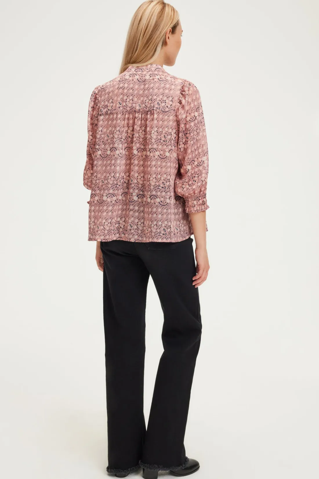 Pablo Blouse en mousseline fleurie - BELPHERA Nude Cheap