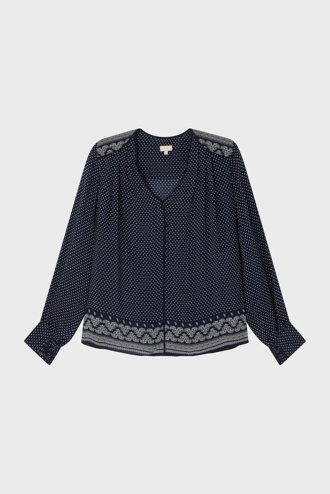 Pablo Blouse fluide imprimée - BELYS Marine Sale