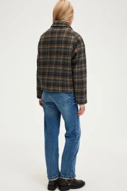 Pablo Blouson à carreaux en laine - MARELLE Caramel Online