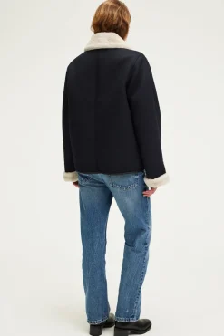Pablo Blouson à fausse fourrure - LEANDRA Marine Sale