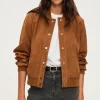 Pablo Bomber en chèvre velours - JOSLYNN Cigare Best Sale