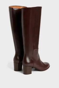 Pablo Bottes en cuir à talon - LIZZIE Marron Best Sale
