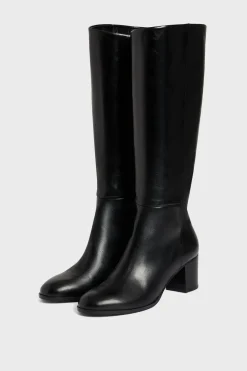 Pablo Bottes en cuir à talon - LIZZIE Noir Flash Sale