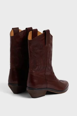 Pablo Bottes santiag en cuir - BILLY Marron Best