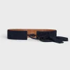 Pablo Ceinture corset en velours à nouer avec tressage décoratif - IRINA Marine Store
