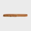 Pablo Ceinture en cuir velours - ROMA Camel Best