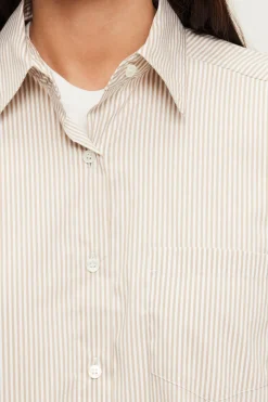 Pablo Chemise à rayures - ELMARIE Camel Store