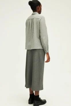 Pablo Chemise en laine mélangée - BERMA GrisChiné Cheap