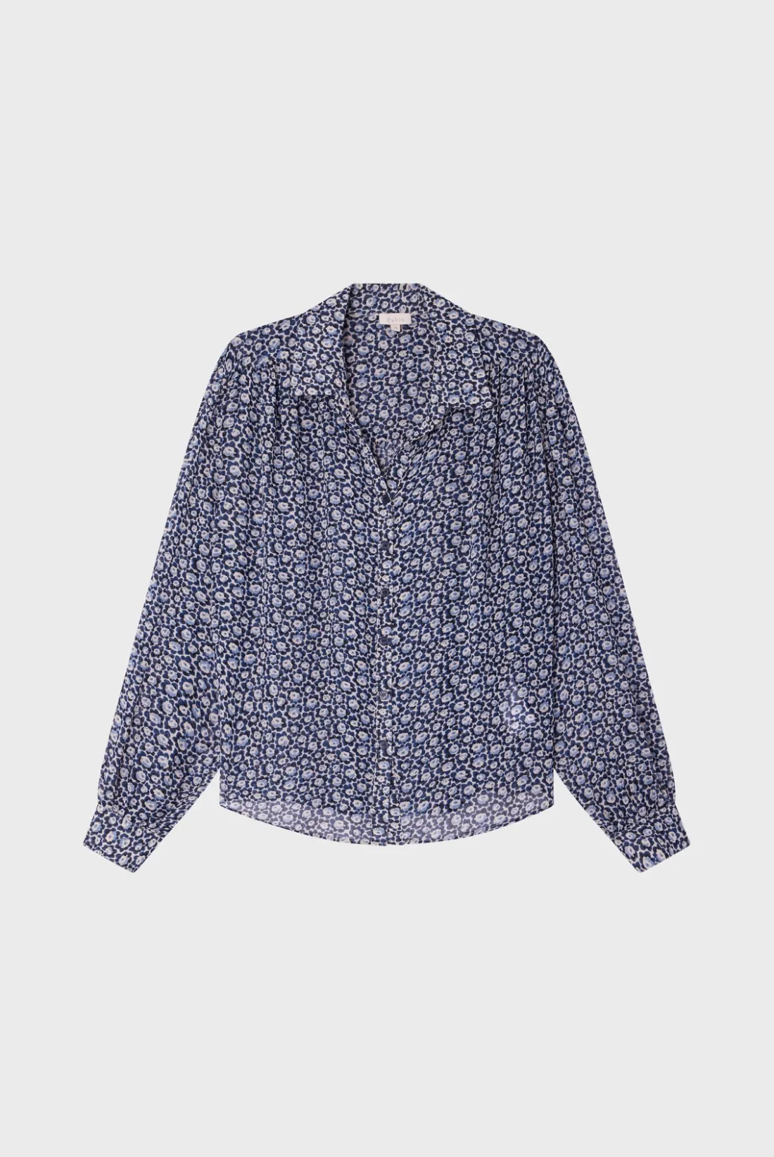Pablo Chemise en mousseline fleurie - BRAILLE Indigo Discount