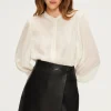 Pablo Chemise légère à lurex - BELMINA Ecru Cheap