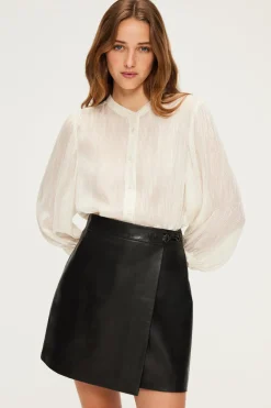 Pablo Chemise légère à lurex - BELMINA Ecru Cheap