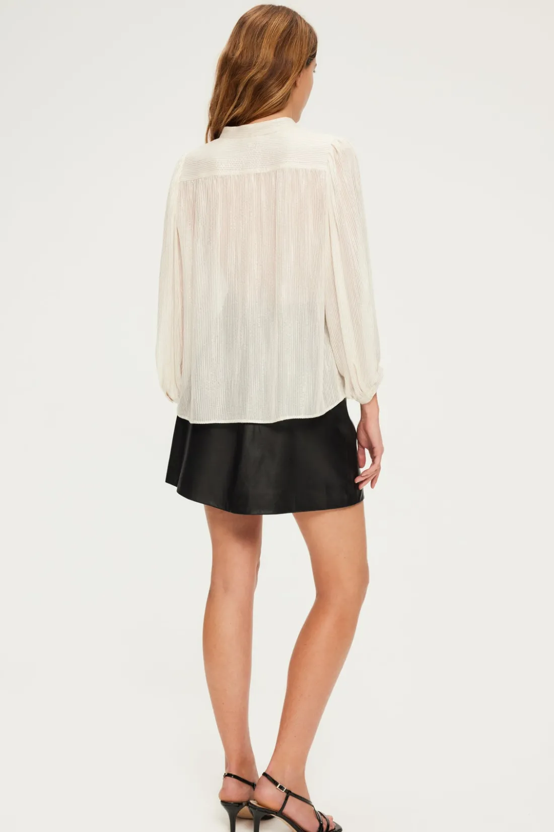 Pablo Chemise légère à lurex - BELMINA Ecru Cheap