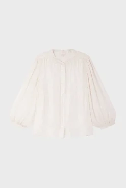 Pablo Chemise légère à lurex - BELMINA Ecru Cheap
