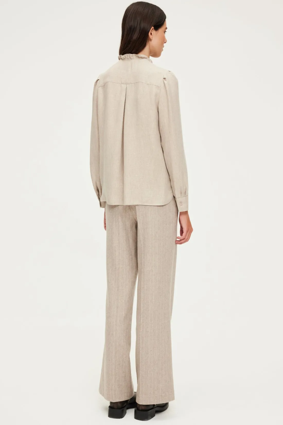 Pablo Chemise lurex à volants - BERWYN Beigerosé Best Sale