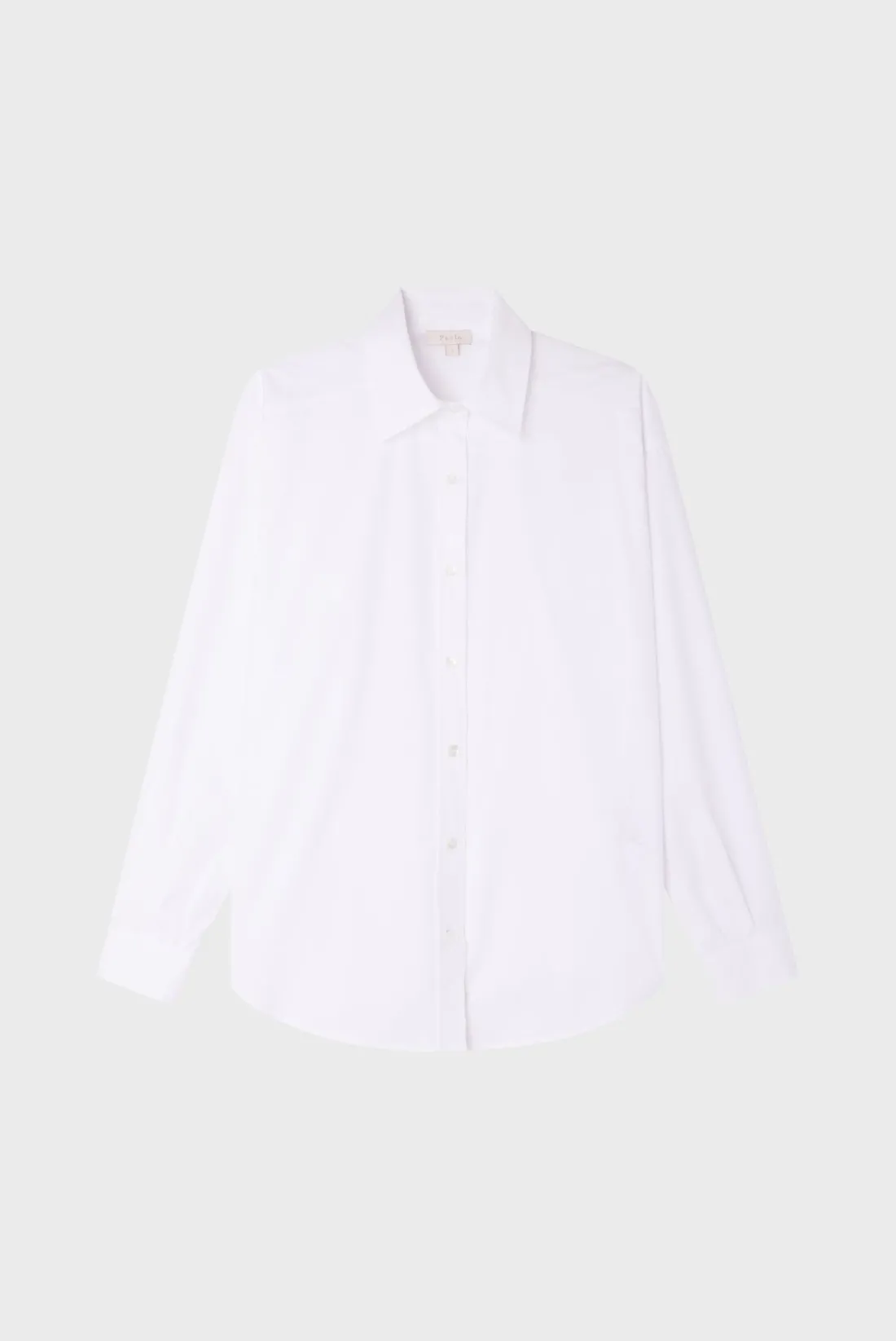 Pablo Chemise unie en coton - ANNABELLE Blanc Cheap