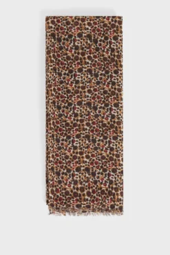 Pablo Echarpe fleurs en laine et modal - DIVINA Naturel Best Sale