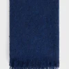 Pablo Echarpe unie en mohair mélangé - DELILA Encre Hot