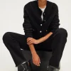 Pablo Gilet chenille et lurex - JACINTHA Noir Sale