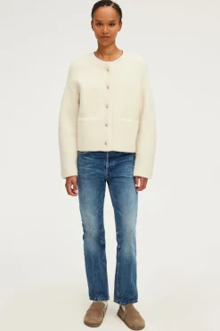 Pablo Gilet écru à boutons dorés - JOURDIE Ecru Clearance