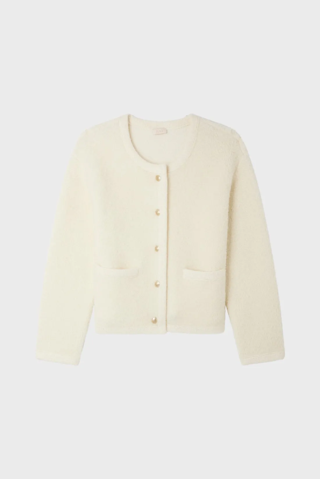 Pablo Gilet écru à boutons dorés - JOURDIE Ecru Clearance