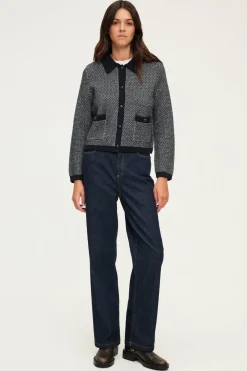 Pablo Gilet en laine à col polo - JAN Marine Discount