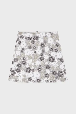 Pablo Jupe courte à sequins - CHAYNESE Argent Hot