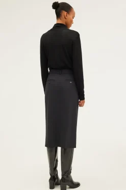 Pablo Jupe droite de tailleur - CERINE Noir Cheap