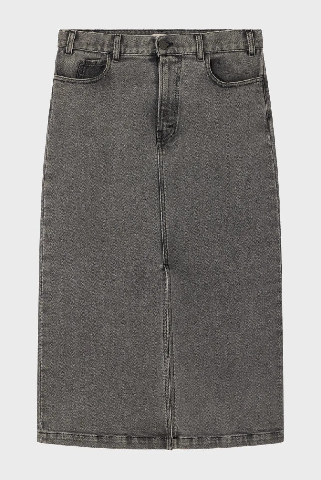 Pablo Jupe midi en denim - CLAUDIA anthracite Cheap