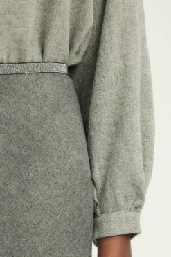 Pablo Jupe midi en flanelle - COPELIA Grismoyen Hot