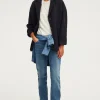 Pablo Manteau court en tweed lurex - LILA Marine Online