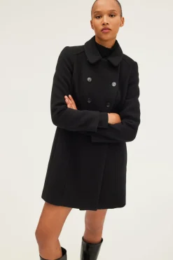 Pablo Manteau mi-long cintré - LIORA Noir Online