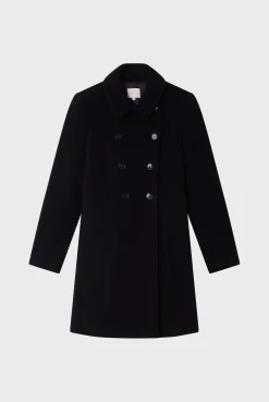 Pablo Manteau mi-long cintré - LIORA Noir Online