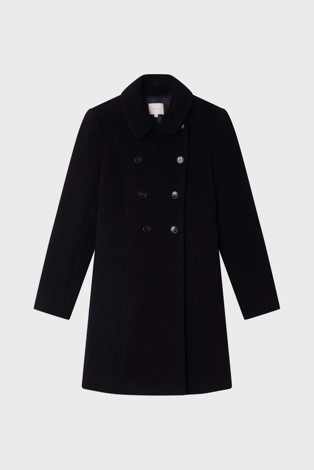 Pablo Manteau mi-long cintré - LIORA Noir Online