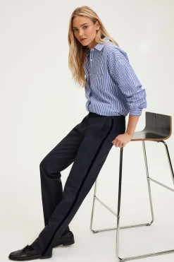 Pablo Pantalon à bande de velours - NIHELLE Marine Best