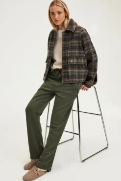 Pablo Pantalon cargo - NETTIE Kaki Discount