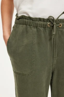 Pablo Pantalon cargo - NETTIE Kaki Discount
