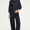 Pablo Pantalon carotte uni - NOUAILA Marine Sale