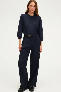 Pablo Pantalon carotte uni - NOUAILA Marine Sale
