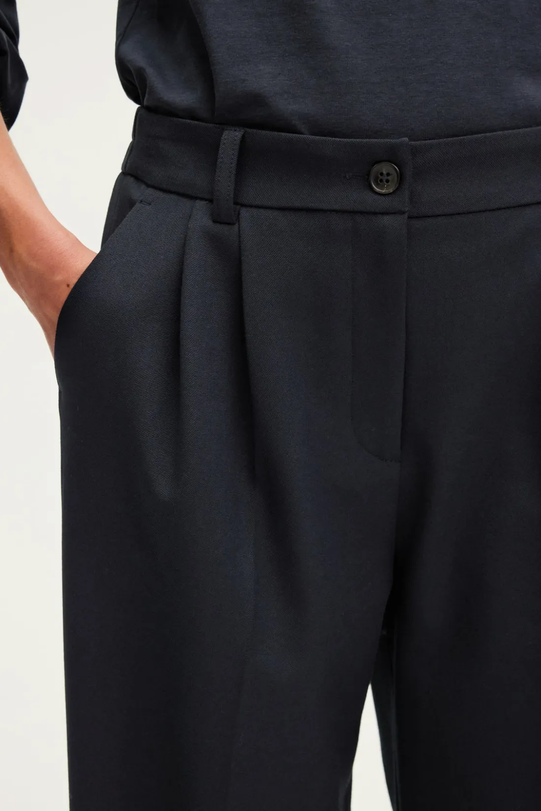 Pablo Pantalon carotte uni - NOUAILA Marine Sale