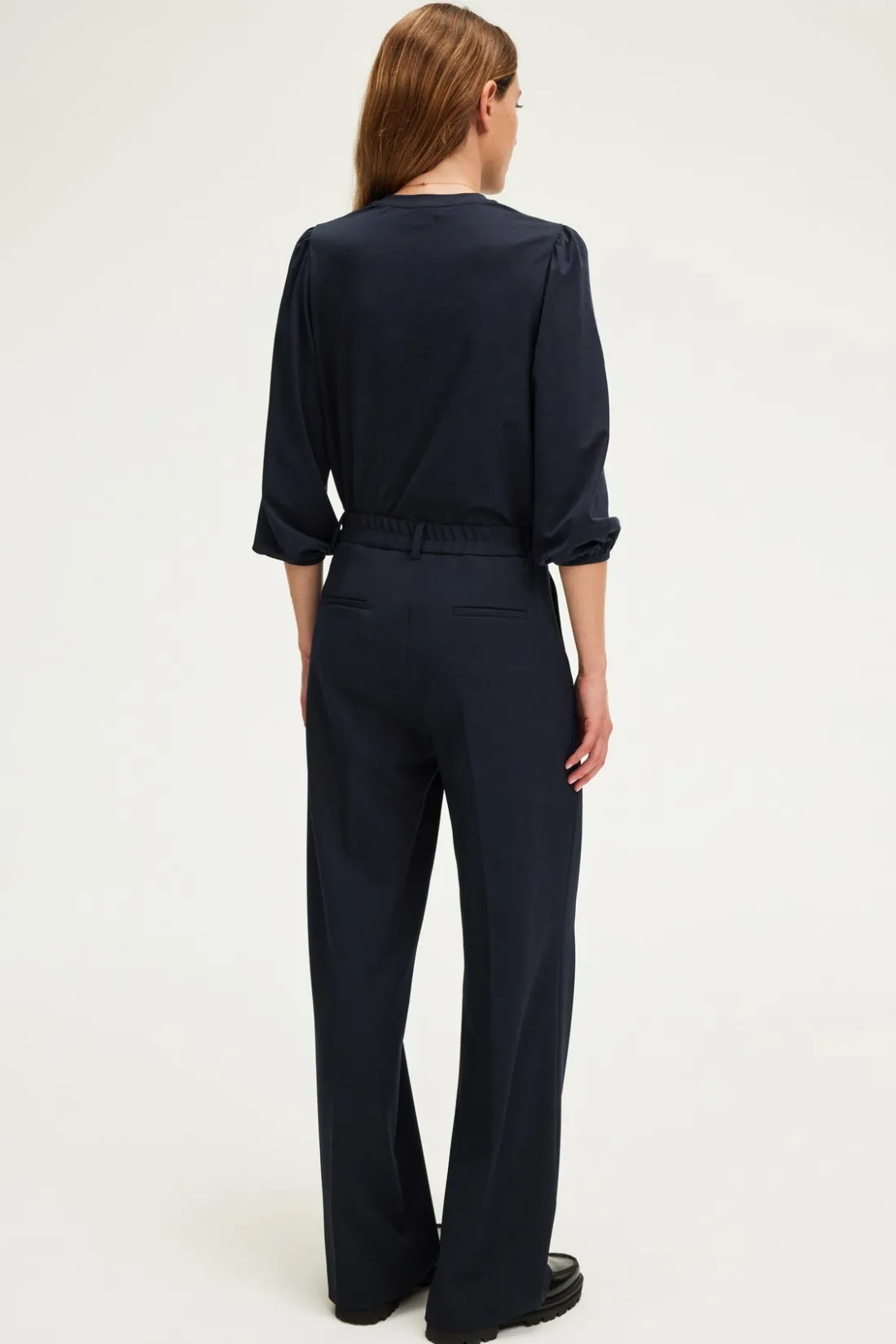 Pablo Pantalon carotte uni - NOUAILA Marine Sale