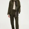 Pablo Pantalon en velours fluide à côtes - NESS VertKaki Online