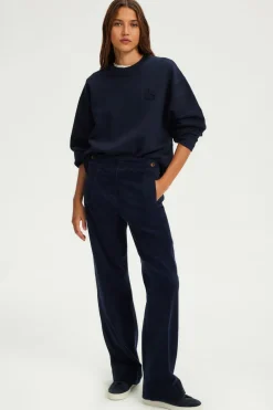 Pablo Pantalon flare en velours à côtes - NUR Marine Shop