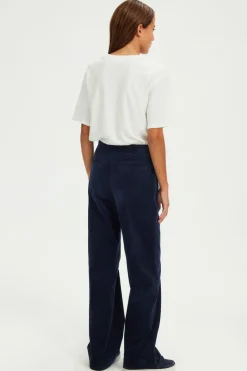 Pablo Pantalon flare en velours à côtes - NUR Marine Shop