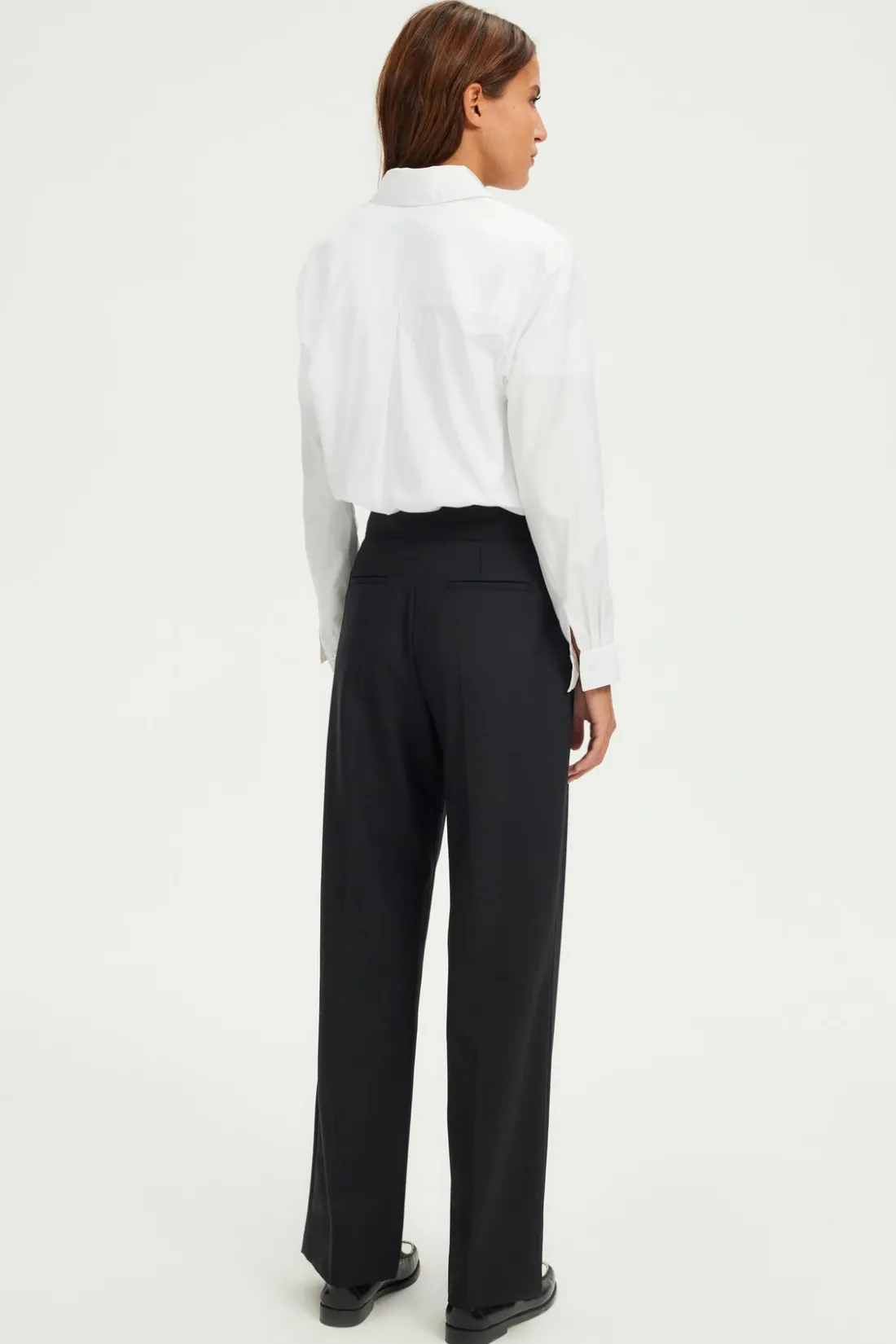 Pablo Pantalon large à boutons en strass - NADA Noir Flash Sale