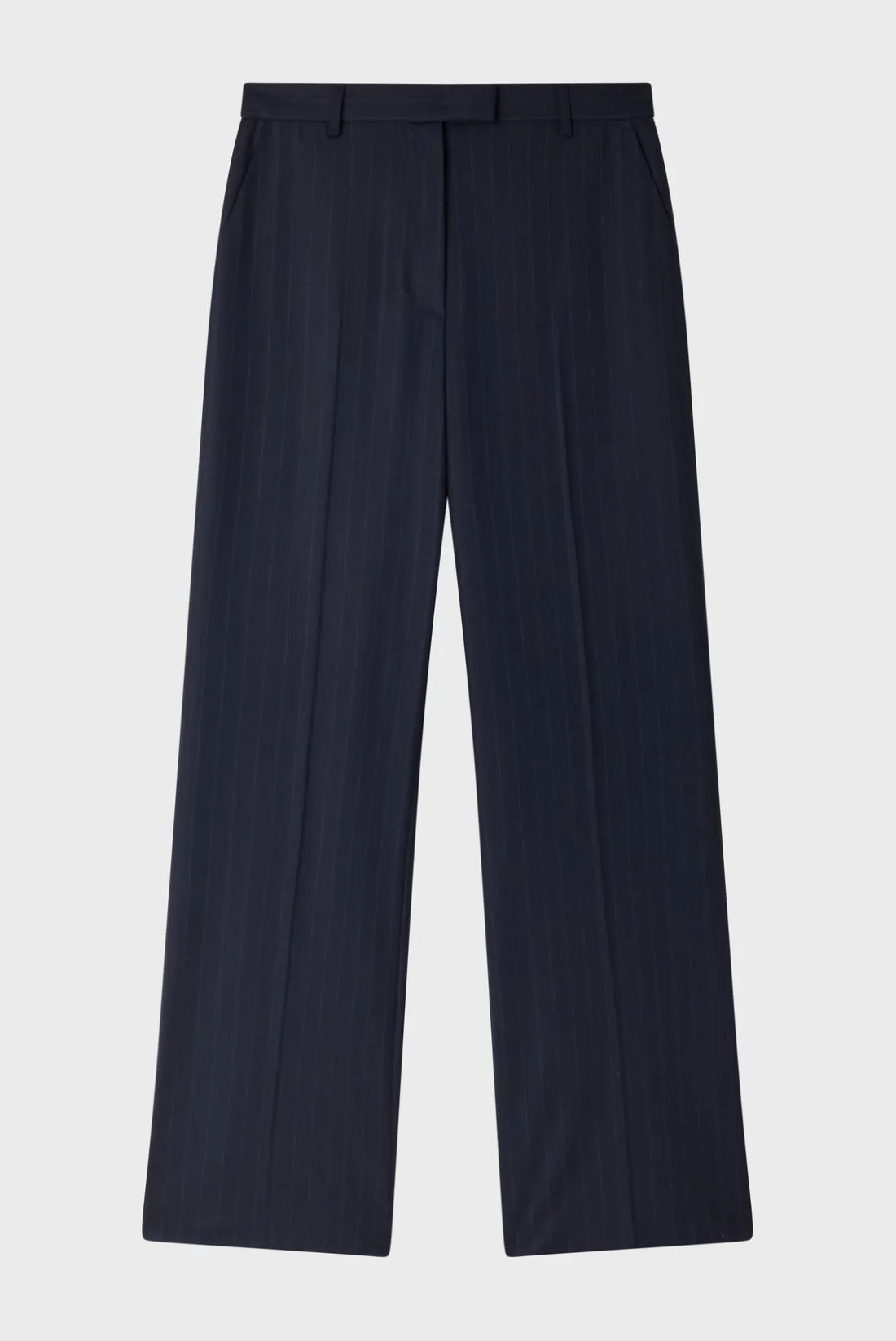 Pablo Pantalon large à fines rayures - NOLENE Marine Discount