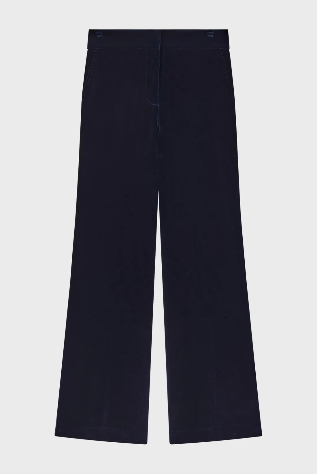 Pablo Pantalon large en velours lisse - NAIS Marine Outlet