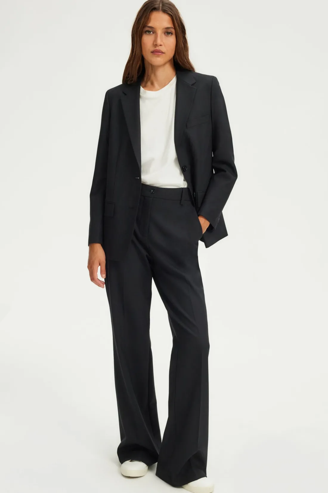 Pablo Pantalon large uni - NEAVA Noir Hot
